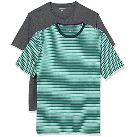 Amazon Essentials Men's Slim-Fit Short-Sleeve Crewneck T-Shirt 2 pack Size XXL - Picture 1 of 9